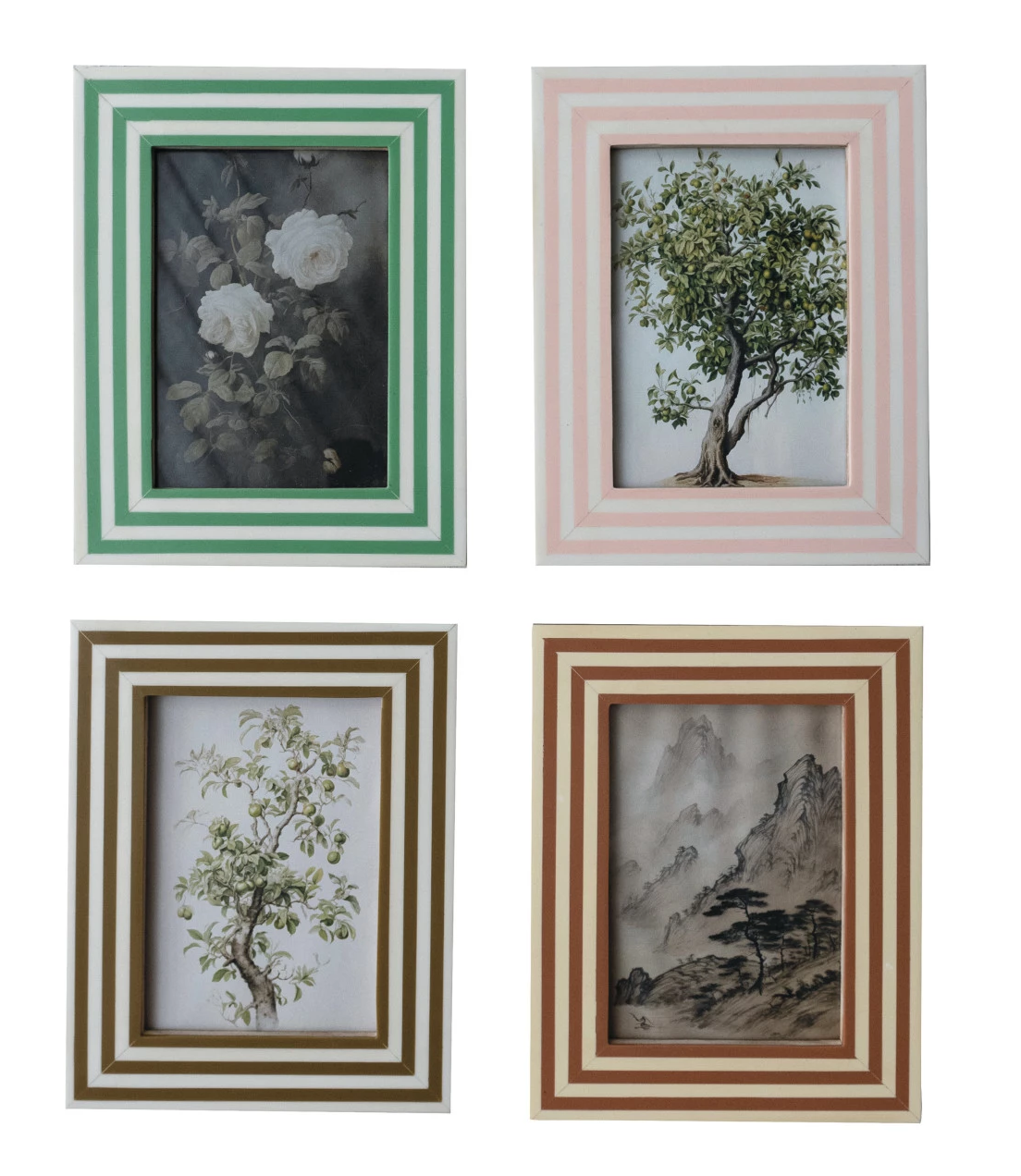 Frame Inlaid Stripes 4 Colors 5 x 7 (Sold Individually) by Homeportonline