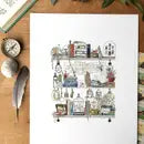 Lizzy Gass Giclee Shelves Prints (8x10)