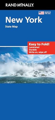 Rand Mcnally Easy To Fold: New York State Laminated Map