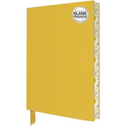 Sunny Yellow Blank Artisan Notebook (Flame Tree Journals)