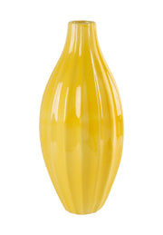 Vase - 16"H Yellow Linear Vase by Homeportonline