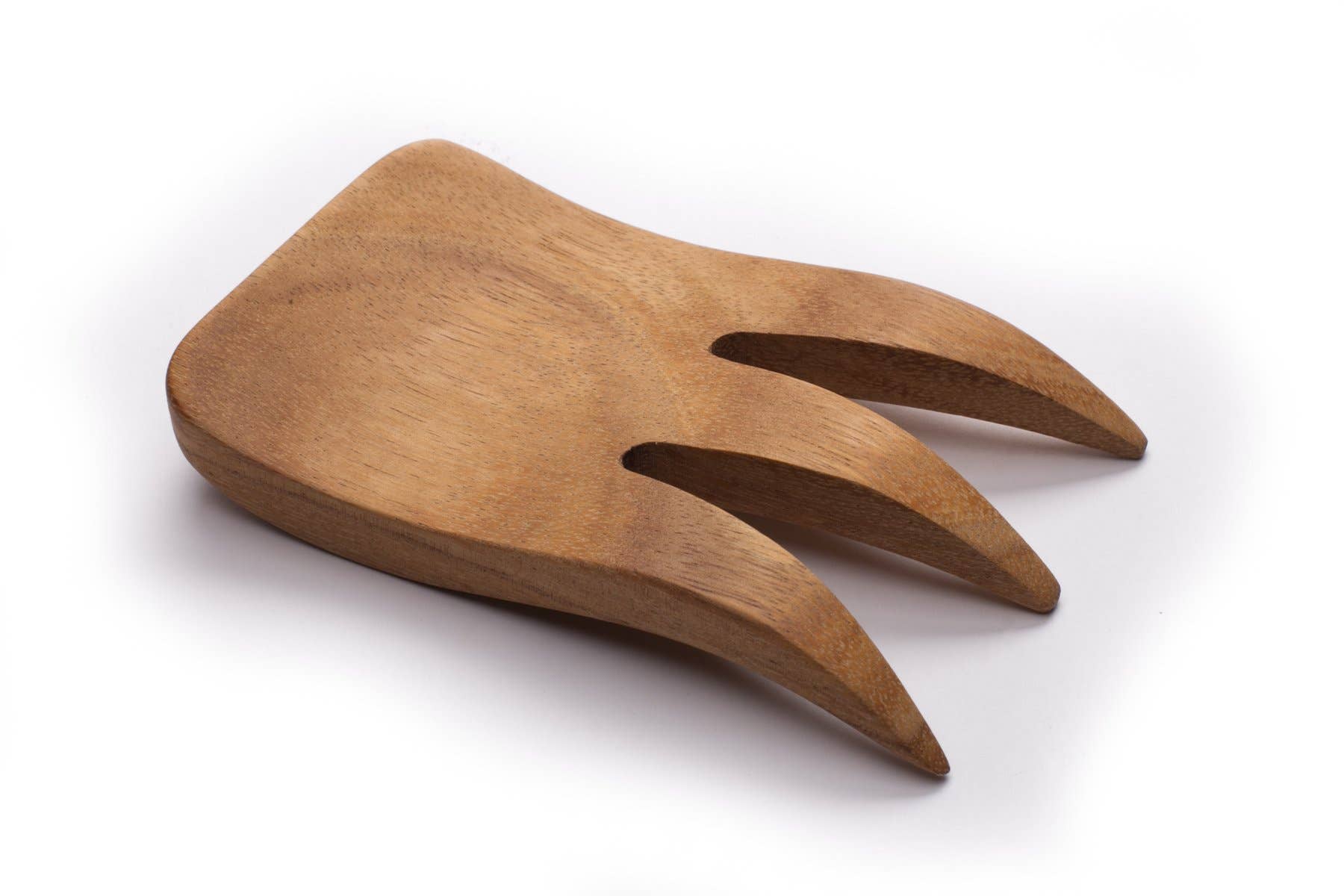 Ironwood Bear Claw Salad Servers,Acacia, Set 2,1.5"x3.75"x6" by Kiss the Cook