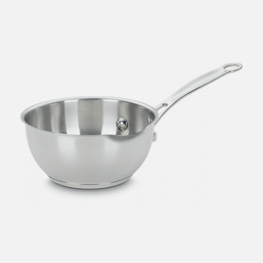 Cookware - Chefs Classic Stainless Steel Saucepan 1qt Pour by Homeportonline