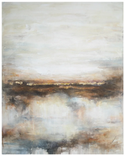 Gallery Wrap - Distant Walk 40x50" (Hand Painted) by Homeportonline