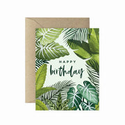 Foliage Frame Birthday Greeting Card by Wild Lark