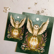 Night Seer (Owl) - Art Print