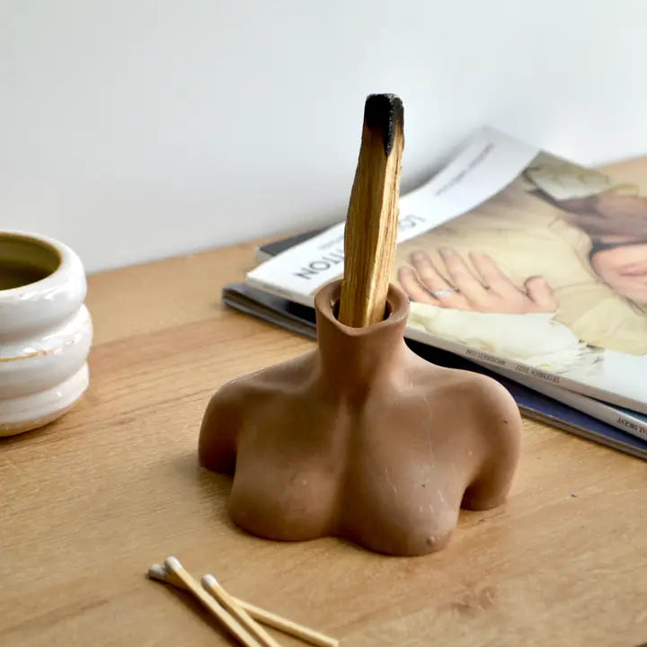 Female Torso Candle Holder / Airplant Holder