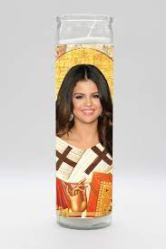 Celebrity Prayer Candle - Selena Gomez by Homeportonline
