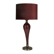 Red Velvet Glam Table Lamp by Homeportonline