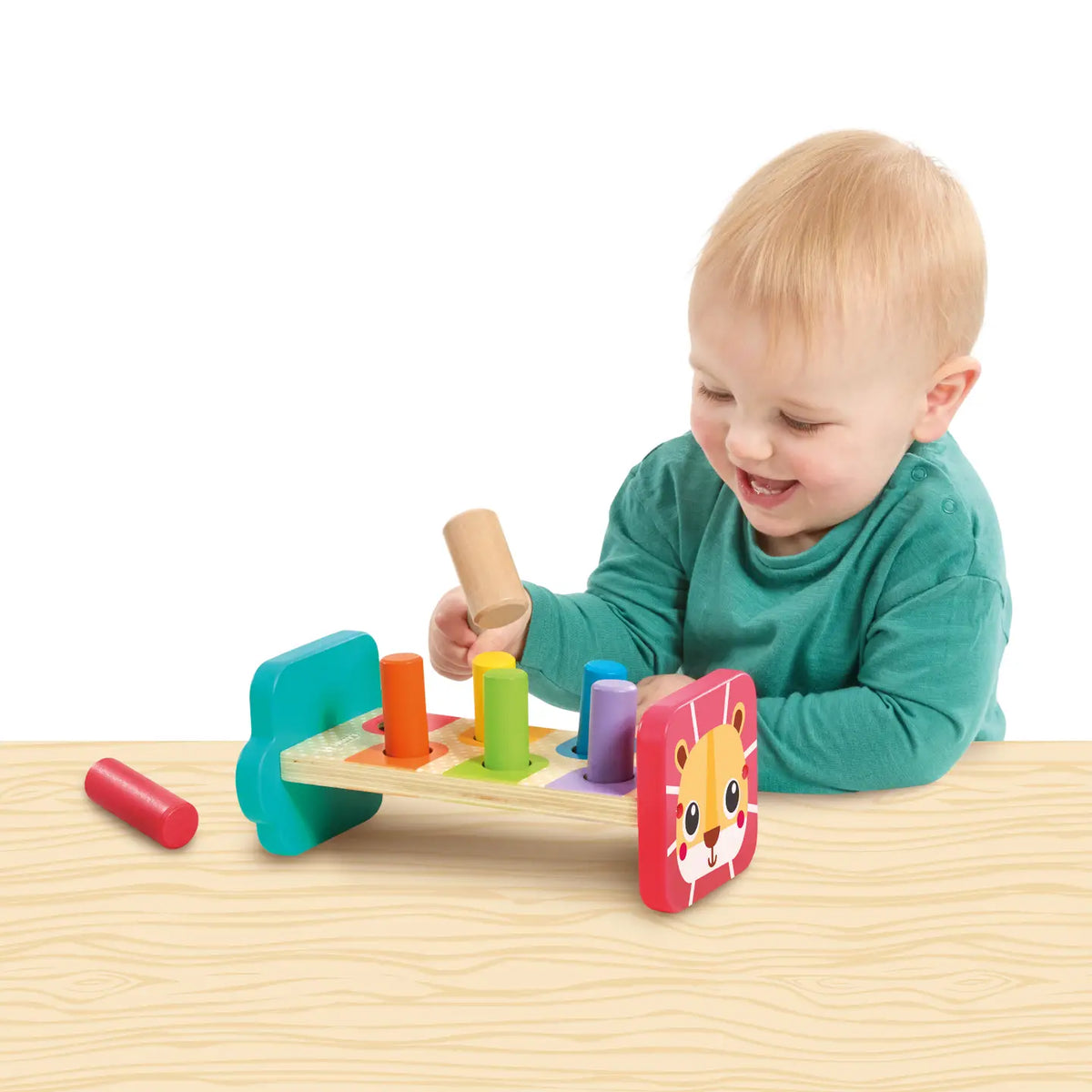 Tap & Learn Wooden Hammer Bench