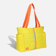 Puffer Lunch Tote - Lemon Chrome by Homeportonline