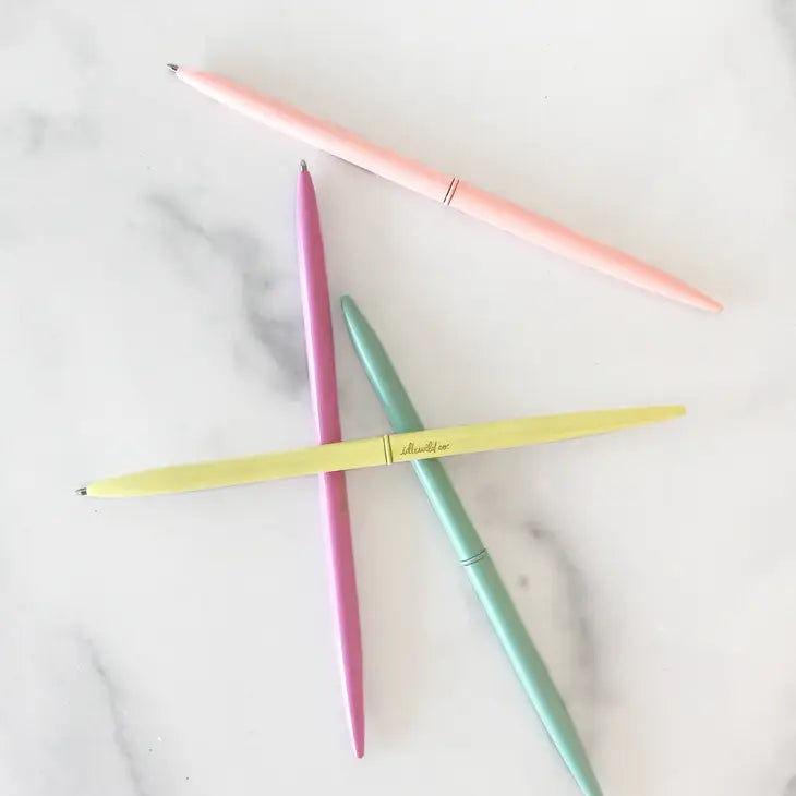 Slim Pens Set of Four | Pastel Brights