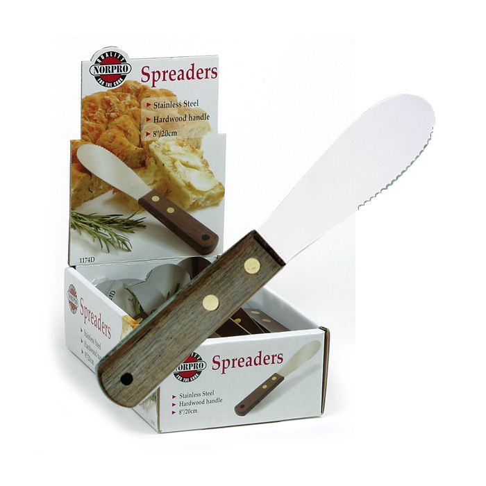 Stainless Steel Spreader with wood handle by Kiss the Cook