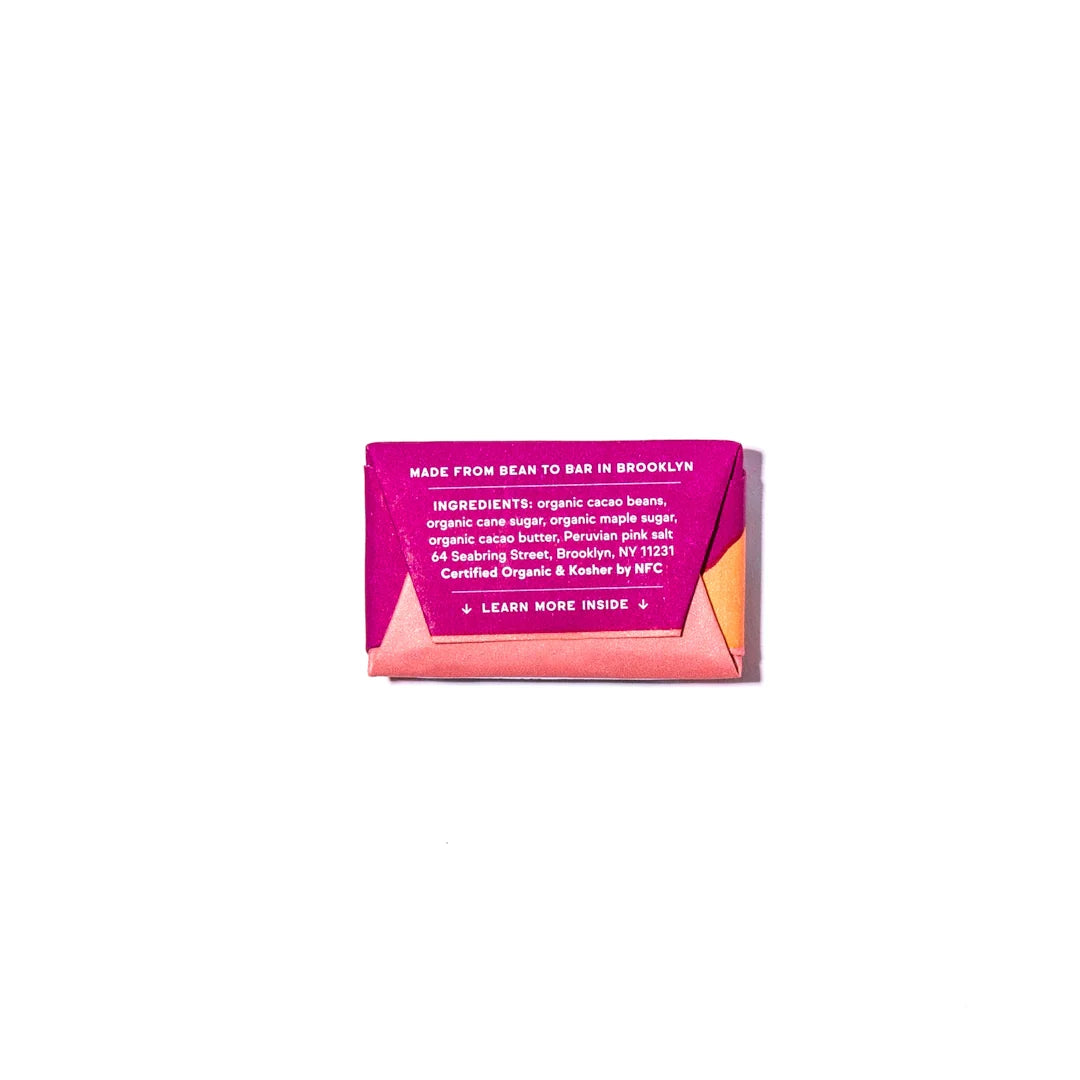 71% Pink Sea Salt Mini Chocolate Bars