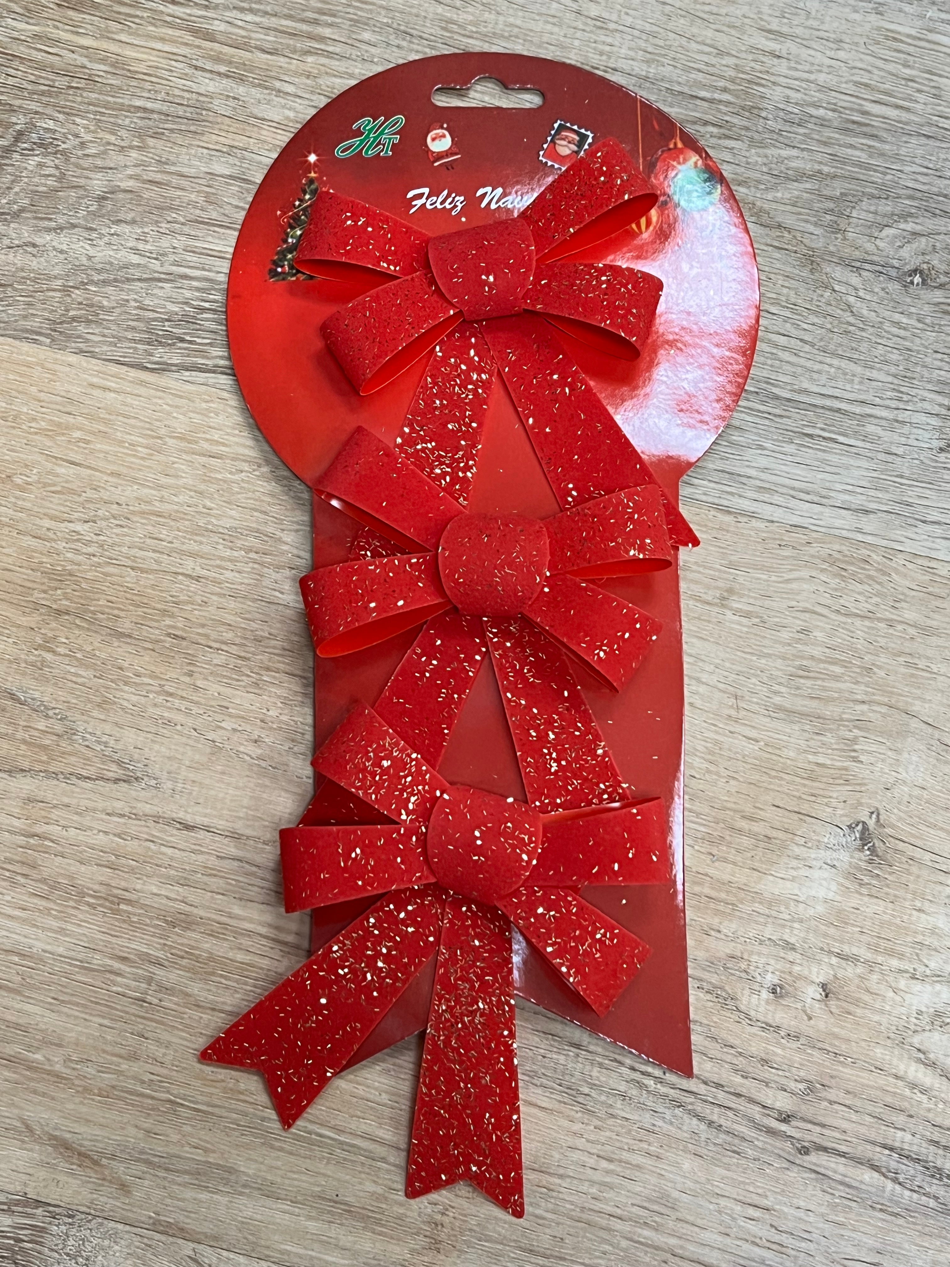 Trio of Glittery Twist on Ribbons by SidePony Boutique