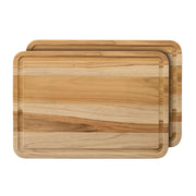 2 Pack Teak Cutting Boards by Kiss the Cook