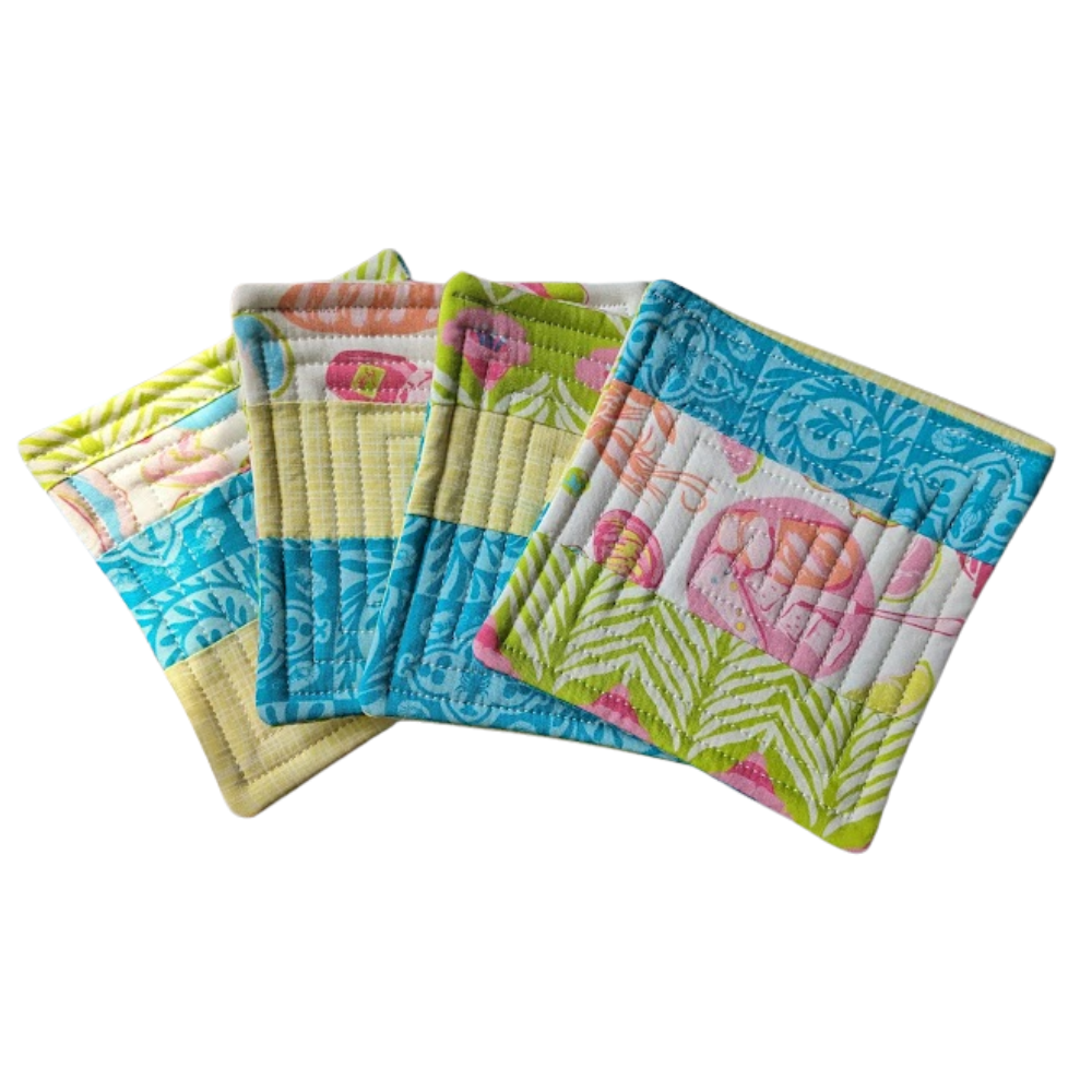 Costeira Patchwork - Quilted Coasters
