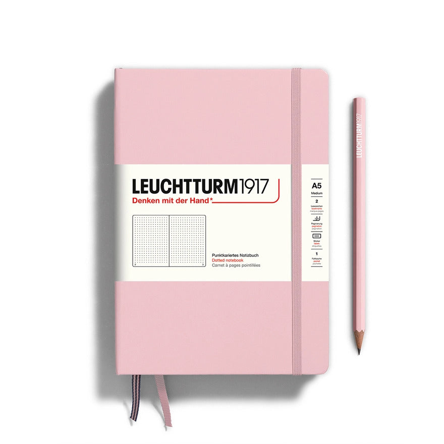 Notebooks - Medium (A5) Powder Hardcover Dotted by Homeportonline