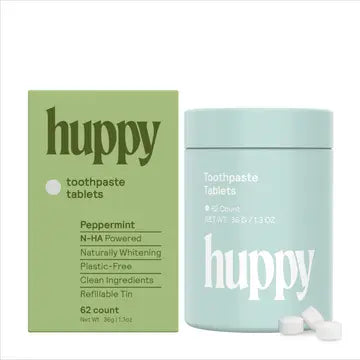 Huppy Fluoride-Free Toothpaste Tablets