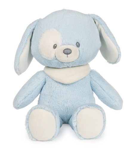 Plush Sustainable Puppy "Bay" Blue 13" by Homeportonline