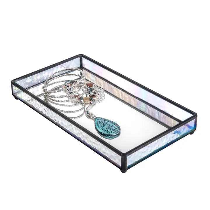Small Glass Vanity Tray