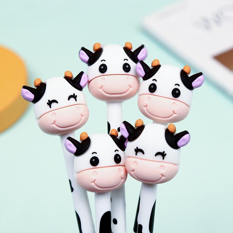 Gel Pen Cow Retractable by Homeportonline
