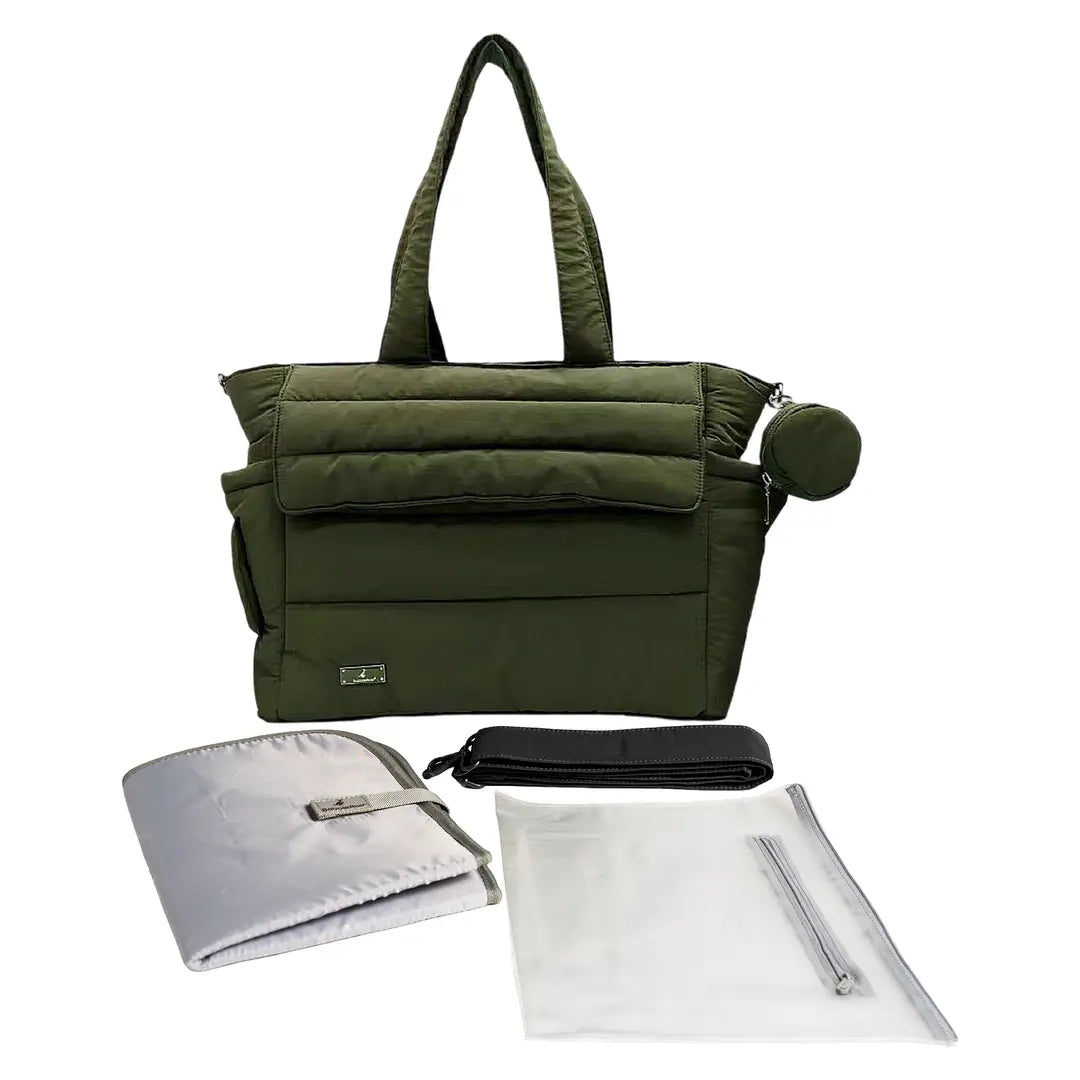 Babbleroo Puffer Diaper Tote Bag