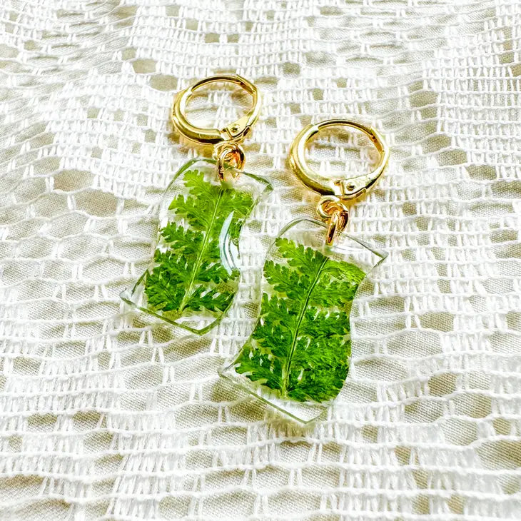 Pressed Flower Earrings