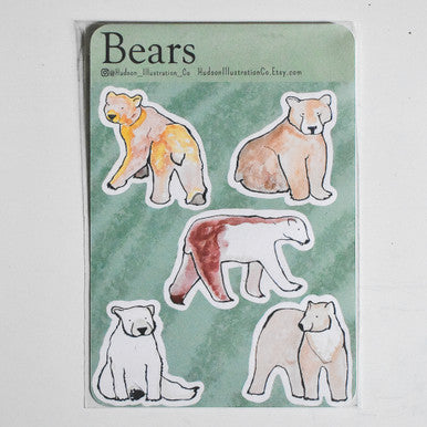 Hudson Illustration Sticker Sheet