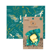 Bee's Wrap - Single Medium Wrap - Oceans Print