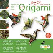 Art Origami 15cm x 15cm Henri Rousseau Hummingbird by Homeportonline