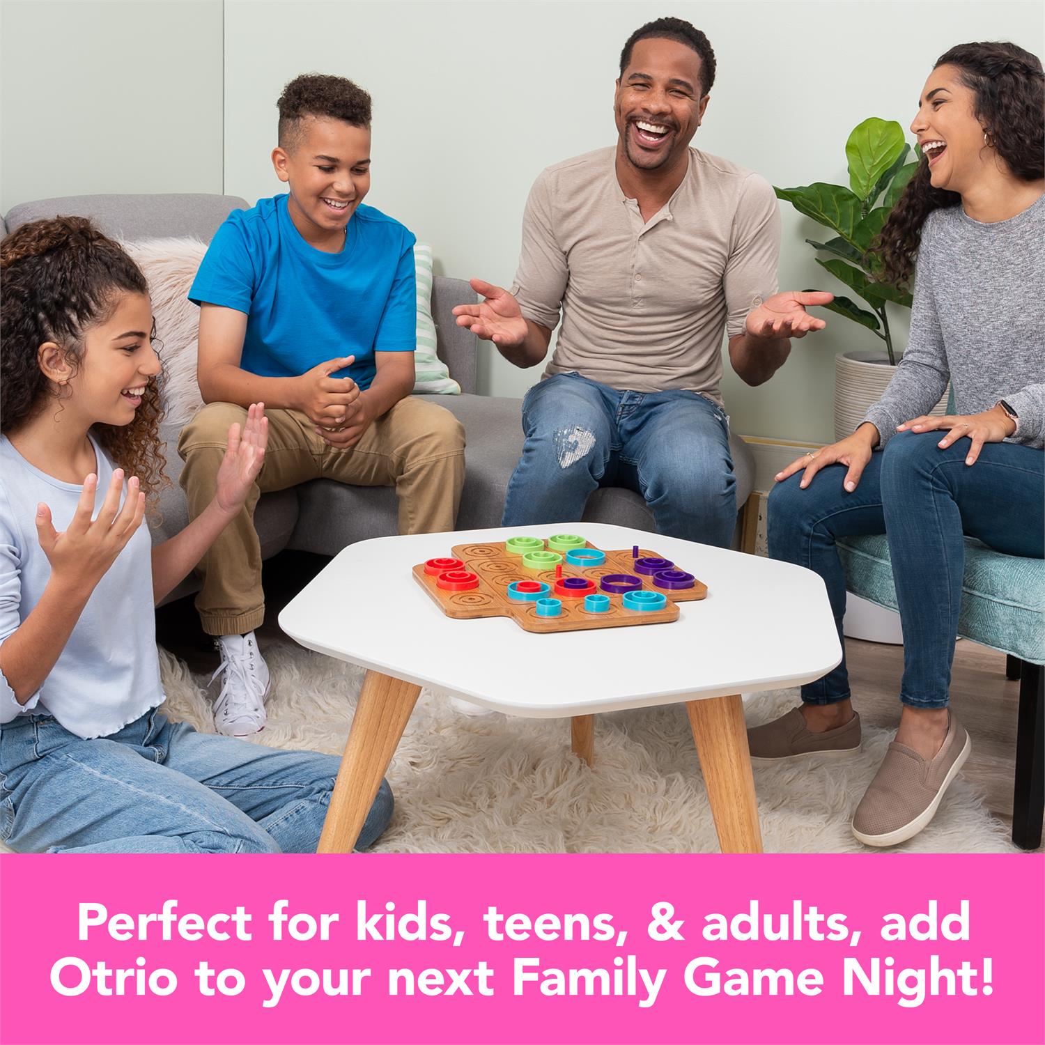 Game Otrio Wood Version - A Strategy Based Board Game by Homeportonline