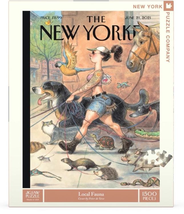 New Yorker Puzzle 1500 Piece Local Fauna by Homeportonline
