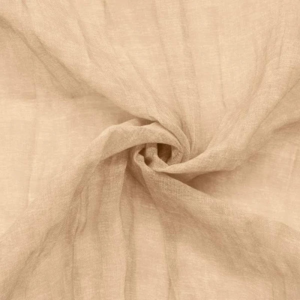 Paloma Dual Header Back Tab Rod Pocket Panel 52" x 84" Apricot by Homeportonline