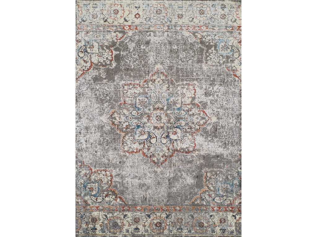 Lavita Rug Pewter 5'3" X 7'7" by Homeportonline