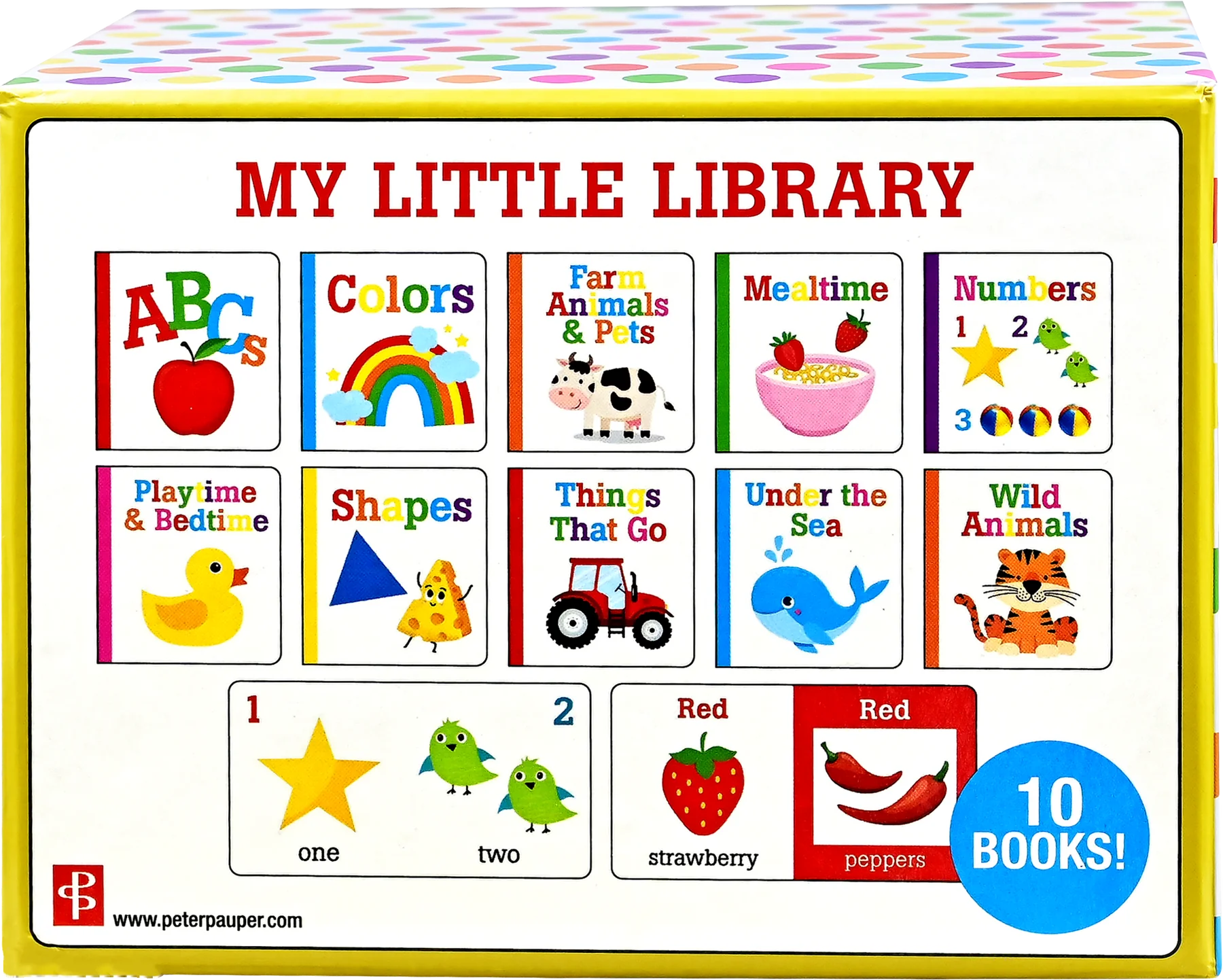 My Little Library Board Books 10 Book Set by Homeportonline