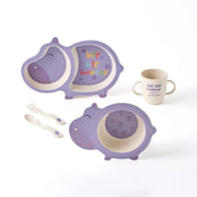 Children's Dinnerware Set - Harley Hippo by Homeportonline