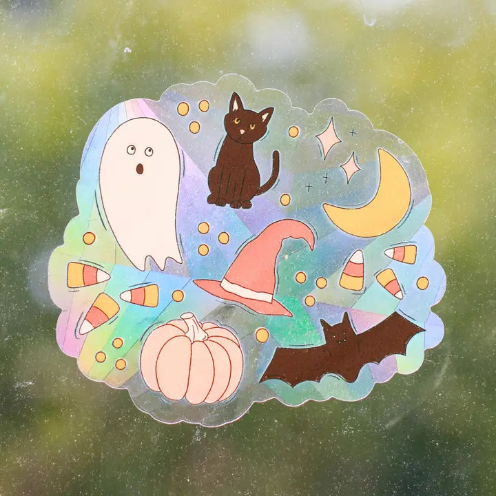 Floral Sun Catcher Window Decals