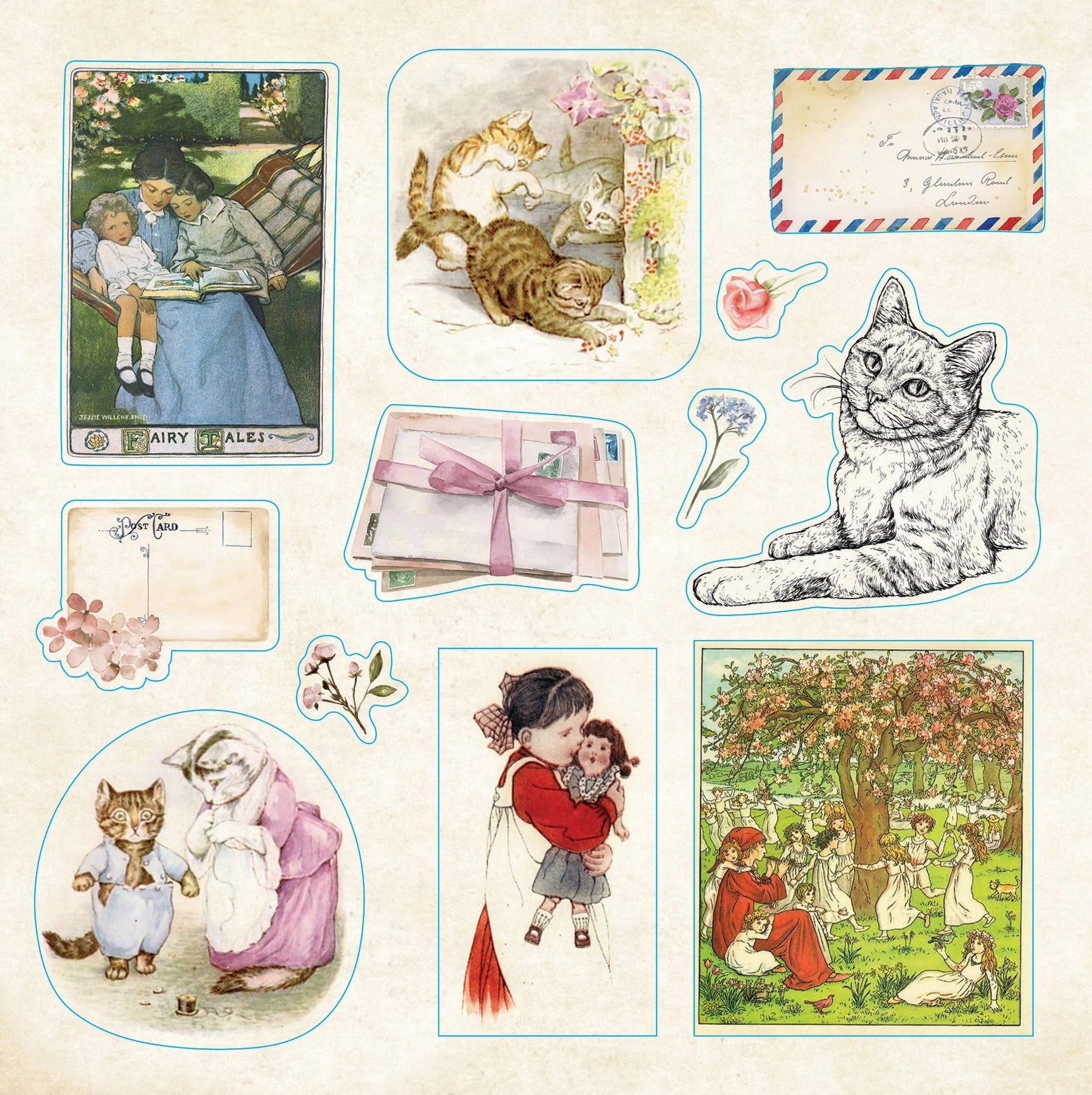 Sticker Book Bibliophilia Ephemera by Homeportonline