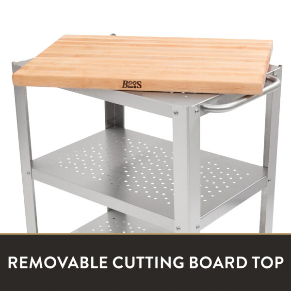 Kitchen Cart Island Cucina Culinart Maple Top by Homeportonline