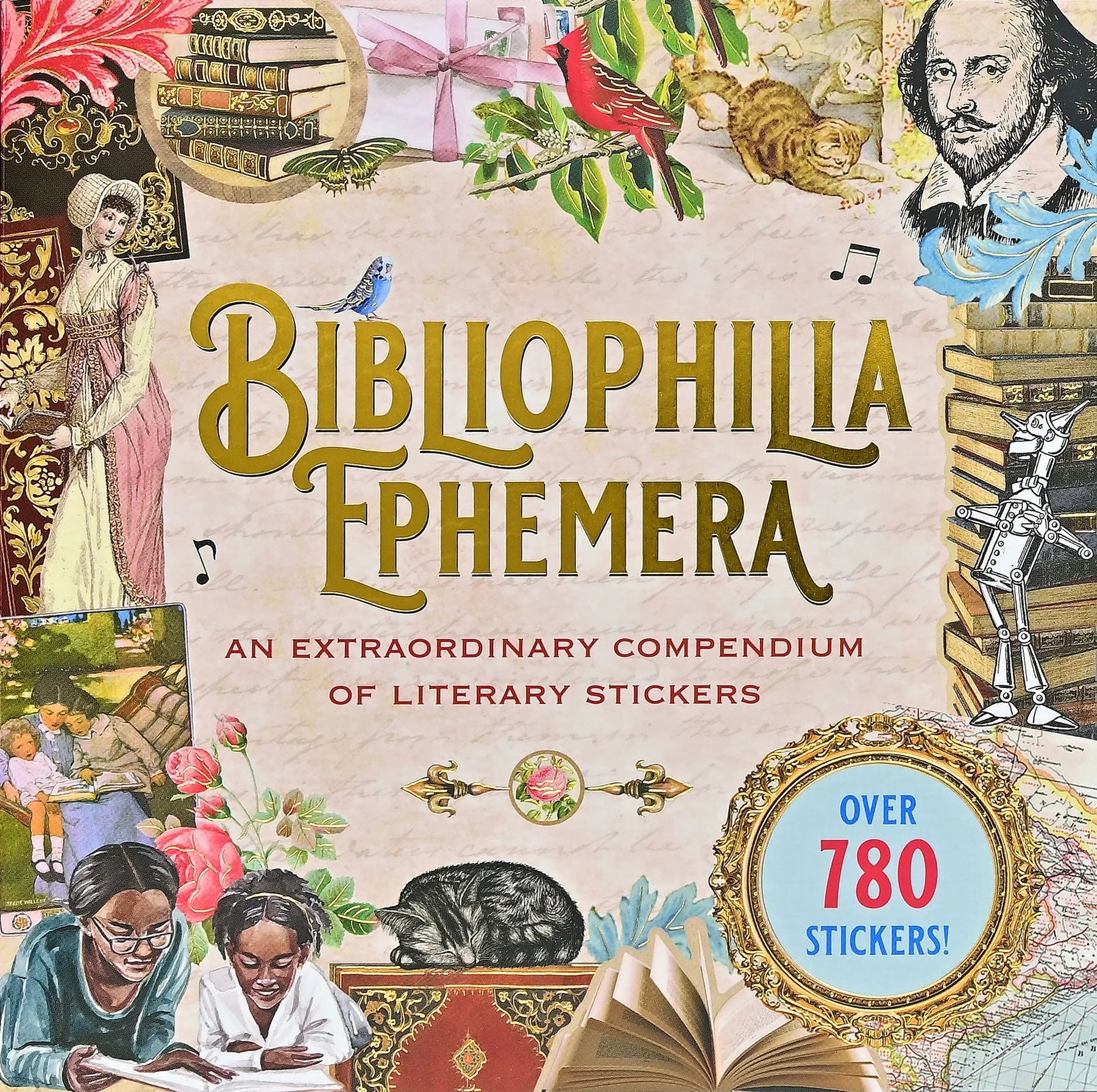 Sticker Book Bibliophilia Ephemera by Homeportonline