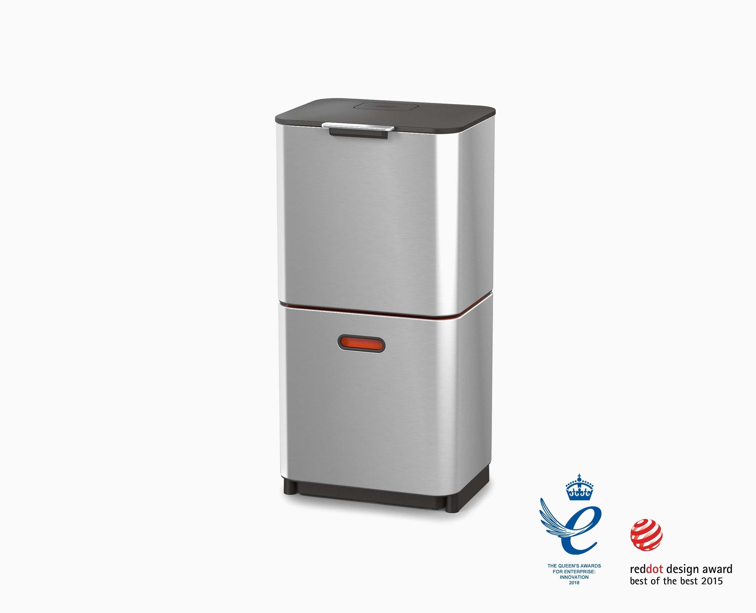 Totem Max Stainless Steel Trash and Recycling 60L by Homeportonline
