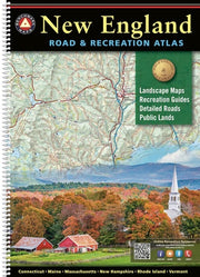New England Road and Recreation Atlas - 1st Edition, 2025 (Benchmark)