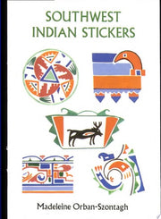Southwest Indian Stickers 24 Pressure-Sensitive Designs