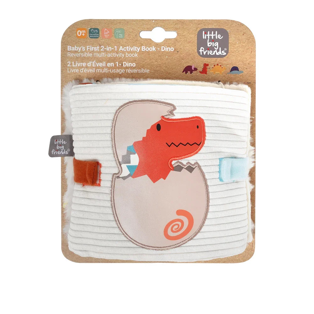 Little Big Friends Soft 2-in-1 Activity Book | Dino