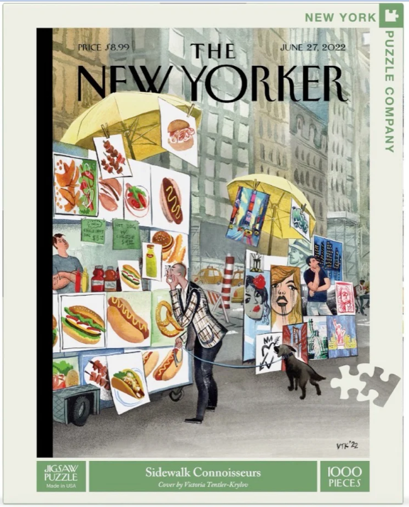 New Yorker Puzzle 1000 Piece Sidewalk Connoisseurs by Homeportonline
