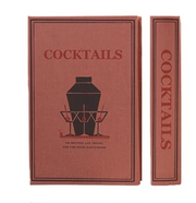 Book Storage Box "Cocktails" 10.25"x 6.75" by Homeportonline