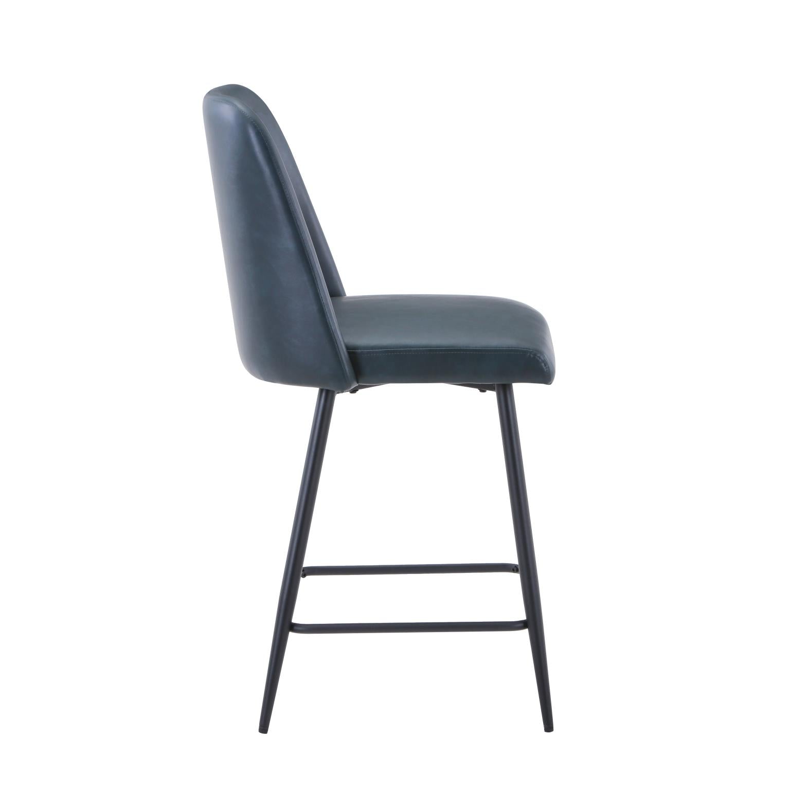 Maddox Counter Stool Blueberry by Homeportonline