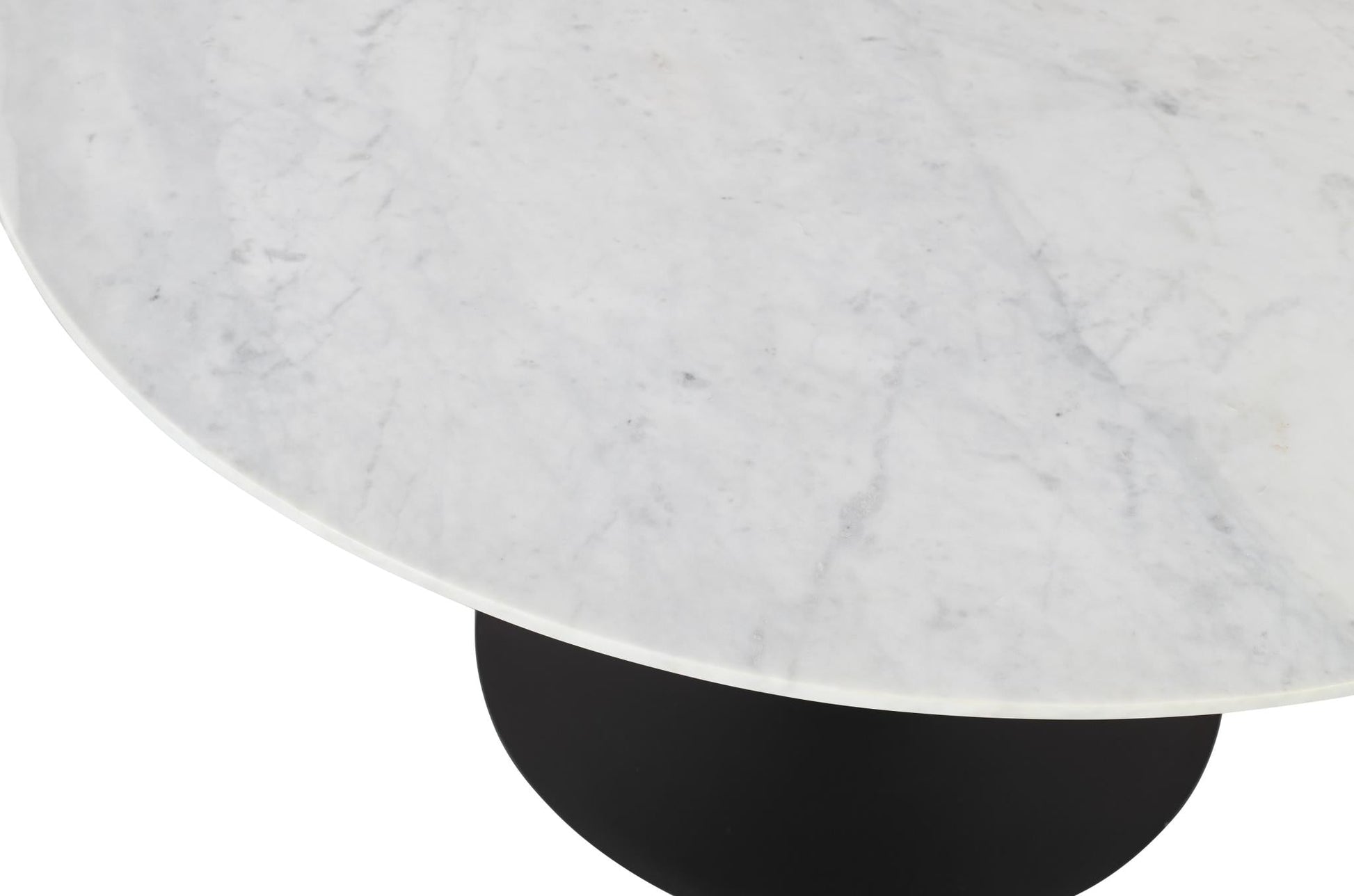 Urban Archive Rowan Marble Dining Table 42" Round by Homeportonline