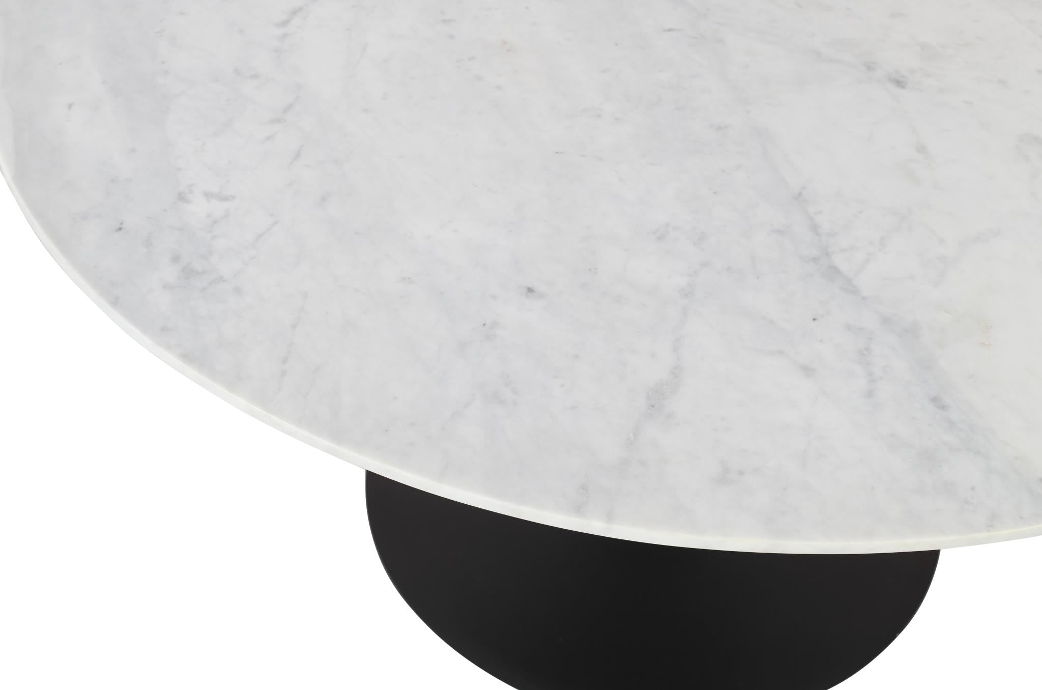Urban Archive Rowan Marble Dining Table 42" Round by Homeportonline